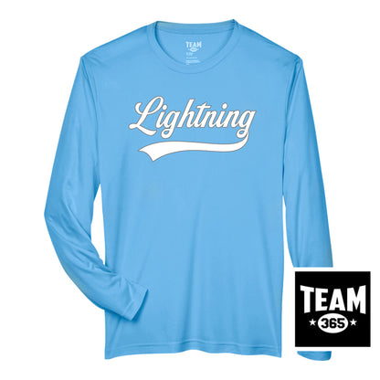 Team 365 TT11L Men's Zone Performance Long-Sleeve T-Shirt - Lightning Baseball