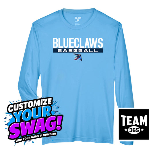 Team 365 Youth & Men's Zone Performance Long-Sleeve T-Shirt - FCA Blueclaws Baseball