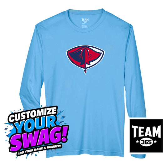 Team 365 Youth & Men's Zone Performance Long-Sleeve T-Shirt - Pasco Stingers Baseball
