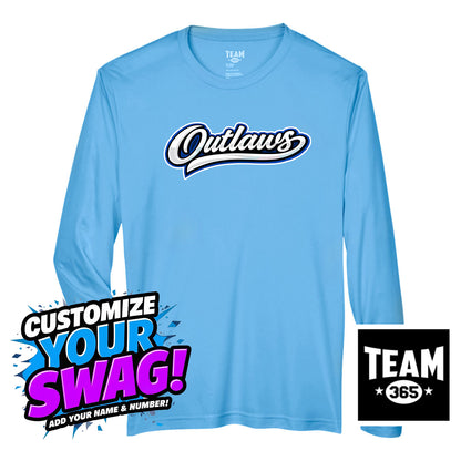 Team 365 Youth & Men's Zone Performance Long-Sleeve T-Shirt - LBK Outlaws Baseball