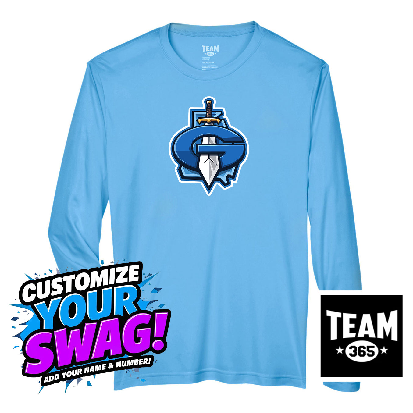 Team 365 Youth & Men's Zone Performance Long-Sleeve T-Shirt - Georgia Titans Elite Baseball