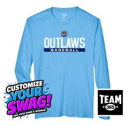 Team 365 Youth & Men's Zone Performance Long-Sleeve T-Shirt - LBK Outlaws Baseball
