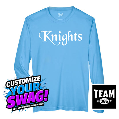 Team 365 Youth & Men's Zone Performance Long-Sleeve T-Shirt - Knights Baseball