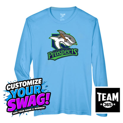 Team 365 Youth & Men's Zone Performance Long-Sleeve T-Shirt - OBP Land Sharks
