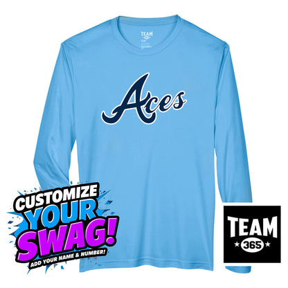 Team 365 Youth & Men's Zone Performance Long-Sleeve T-Shirt - Aces Baseball