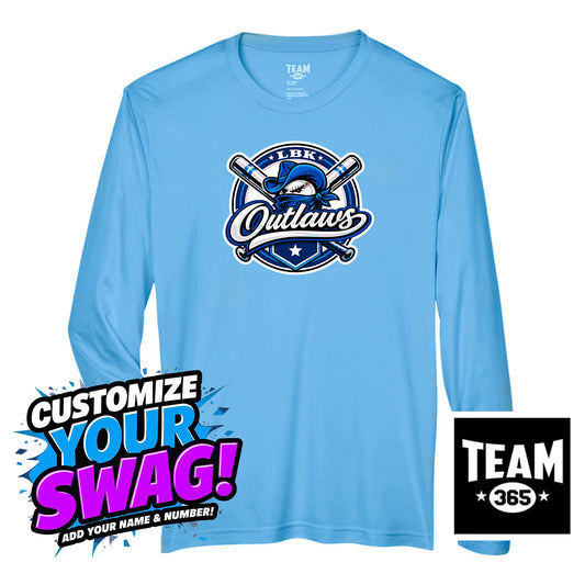 Team 365 Youth & Men's Zone Performance Long-Sleeve T-Shirt - LBK Outlaws Baseball