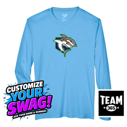 Team 365 Youth & Men's Zone Performance Long-Sleeve T-Shirt - OBP Land Sharks