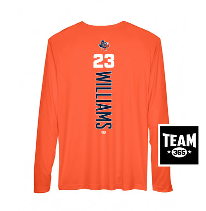 Team 365 Youth & Men's Zone Performance Long-Sleeve T-Shirt - Dallas Tigers Baseball