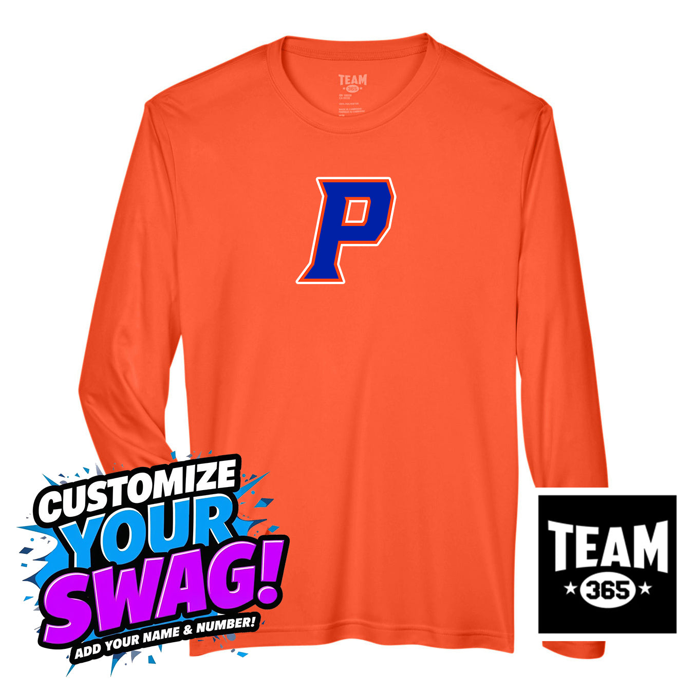 Team 365 Youth & Men's Zone Performance Long-Sleeve T-Shirt - Palatka TailGators Baseball