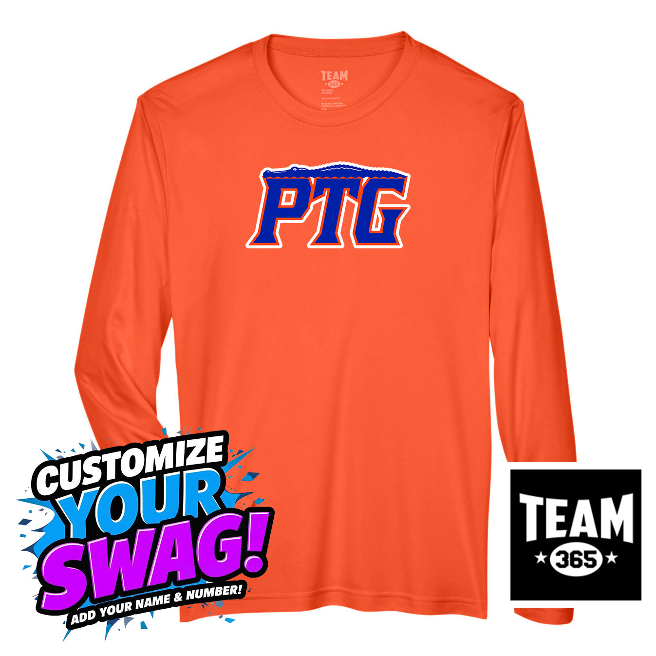 Team 365 Youth & Men's Zone Performance Long-Sleeve T-Shirt - Palatka TailGators Baseball