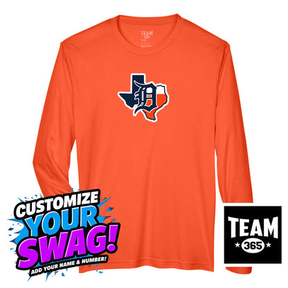 Team 365 Youth & Men's Zone Performance Long-Sleeve T-Shirt - Dallas Tigers Baseball