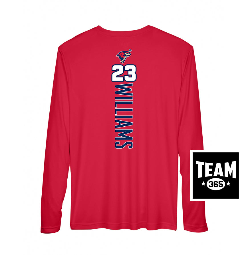 Team 365 Youth & Men's Zone Performance Long-Sleeve T-Shirt - MSA Redtails Baseball