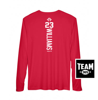 Team 365 Youth & Men's Zone Performance Long-Sleeve T-Shirt - Arrows Baseball