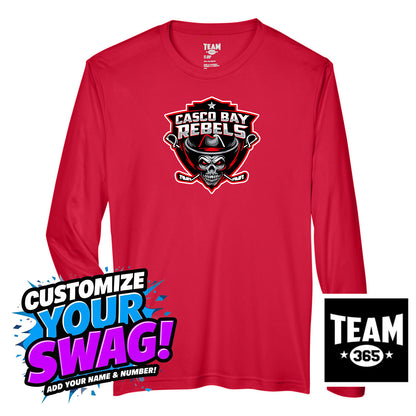 Team 365 Youth & Men's Zone Performance Long-Sleeve T-Shirt - Casco Bay Rebels Hockey