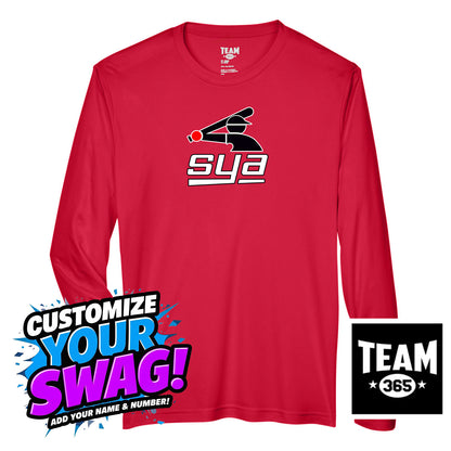 Team 365 Youth & Men's Zone Performance Long-Sleeve T-Shirt - SYA Batter Logo