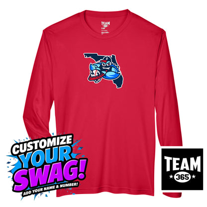 Team 365 Youth & Men's Zone Performance Long-Sleeve T-Shirt - FCA Blueclaws Baseball