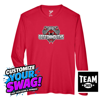 Team 365 Youth & Men's Zone Performance Long-Sleeve T-Shirt - Black Creek Cottonmouths