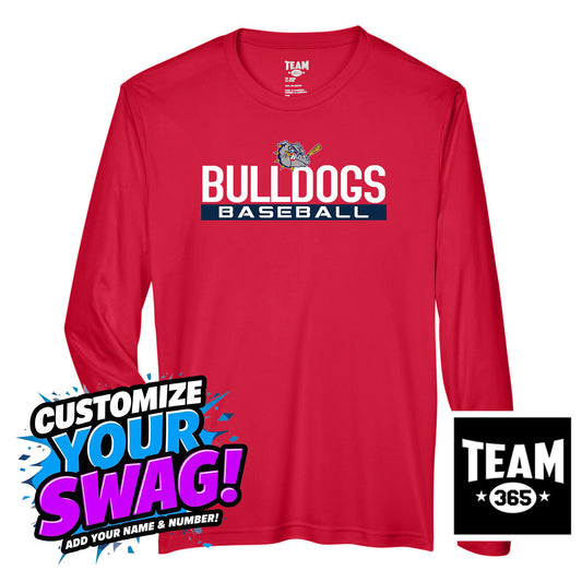 Team 365 Youth & Men's Zone Performance Long-Sleeve T-Shirt - Bloomingdale Bulldogs Baseball