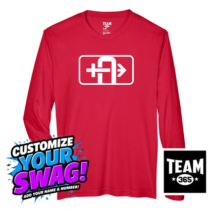 Team 365 Youth & Men's Zone Performance Long-Sleeve T-Shirt - Arrows Baseball