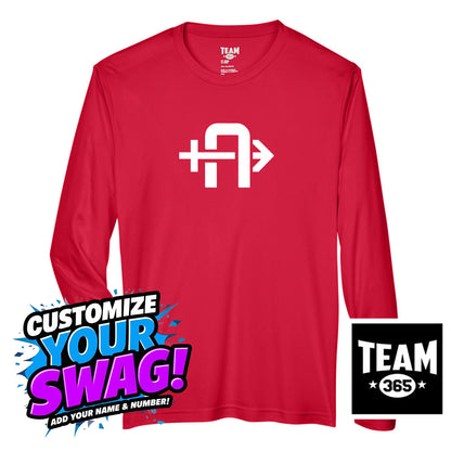 Team 365 Youth & Men's Zone Performance Long-Sleeve T-Shirt - Arrows Baseball