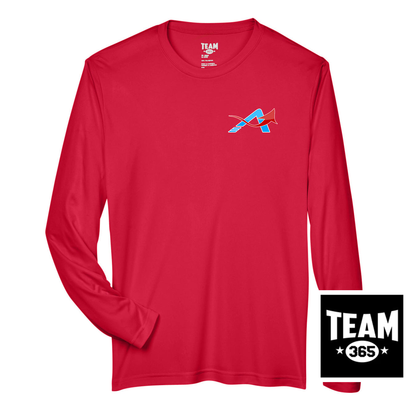 Team 365 Youth & Men's Zone Performance Long-Sleeve T-Shirt - A Degree Above