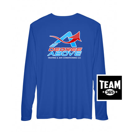 Team 365 Youth & Men's Zone Performance Long-Sleeve T-Shirt - A Degree Above