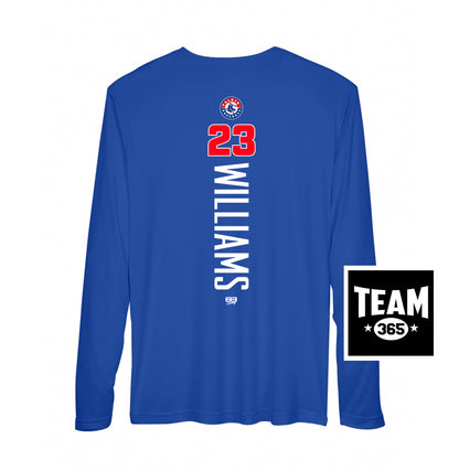 Team 365 Youth & Men's Zone Performance Long-Sleeve T-Shirt - Talkin' Baseball