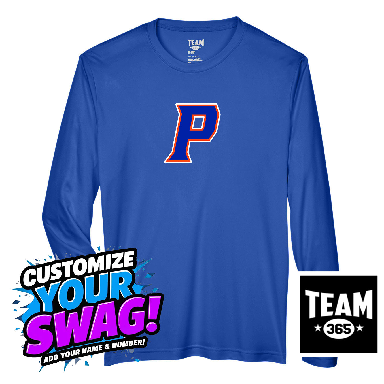 Team 365 Youth & Men's Zone Performance Long-Sleeve T-Shirt - Palatka TailGators Baseball