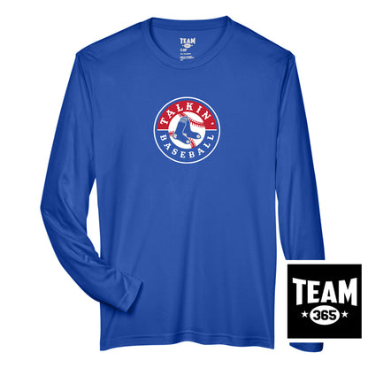 Team 365 Youth & Men's Zone Performance Long-Sleeve T-Shirt - Talkin Baseball