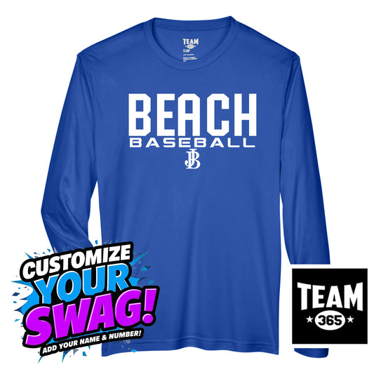 Team 365 Youth & Men's Zone Performance Long-Sleeve T-Shirt - Jax Beach Baseball