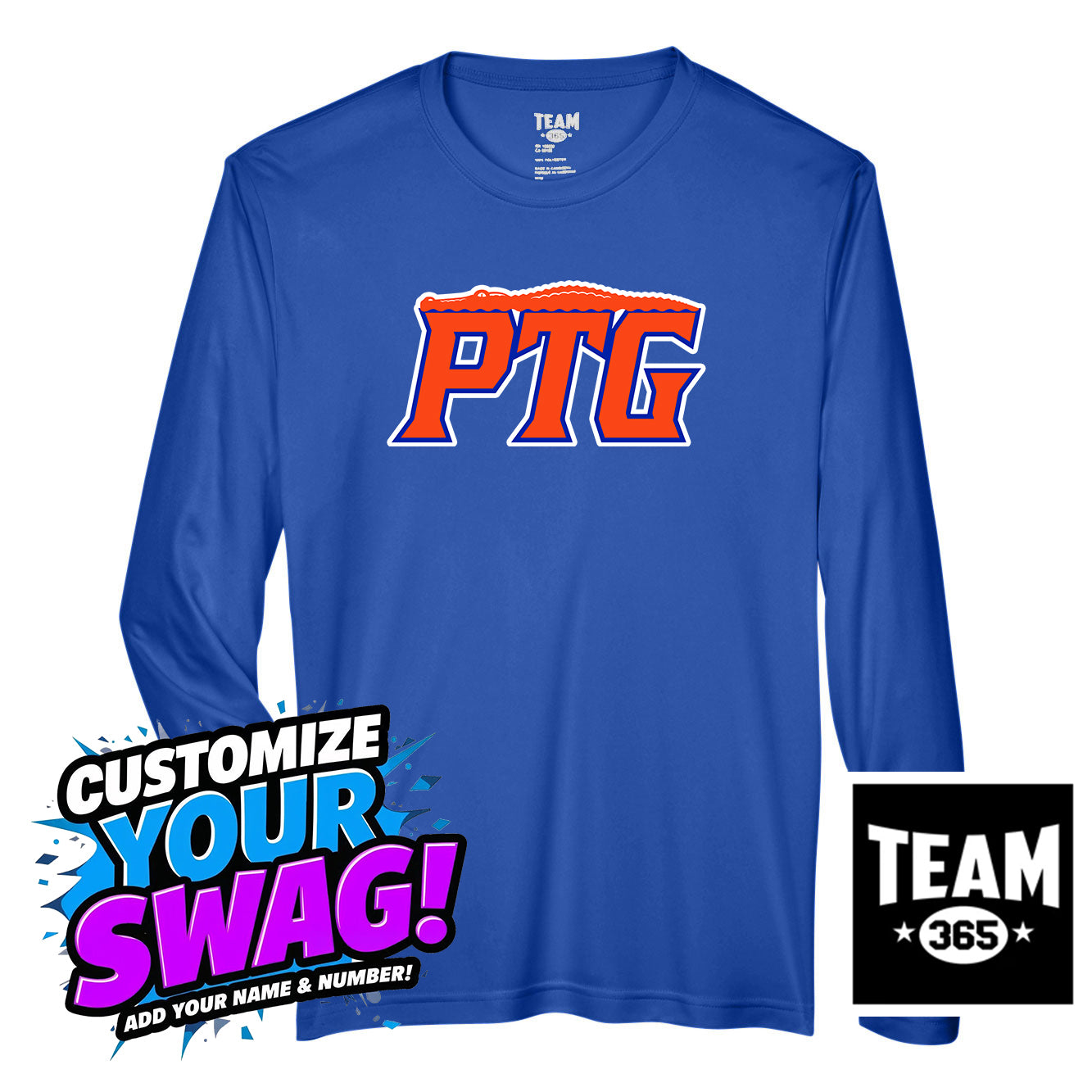 Team 365 Youth & Men's Zone Performance Long-Sleeve T-Shirt - Palatka TailGators Baseball