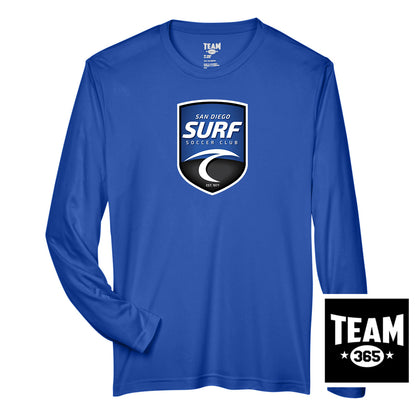 Team 365 TT11L Men's Zone Performance Long-Sleeve T-Shirt - San Diego Surf Soccer