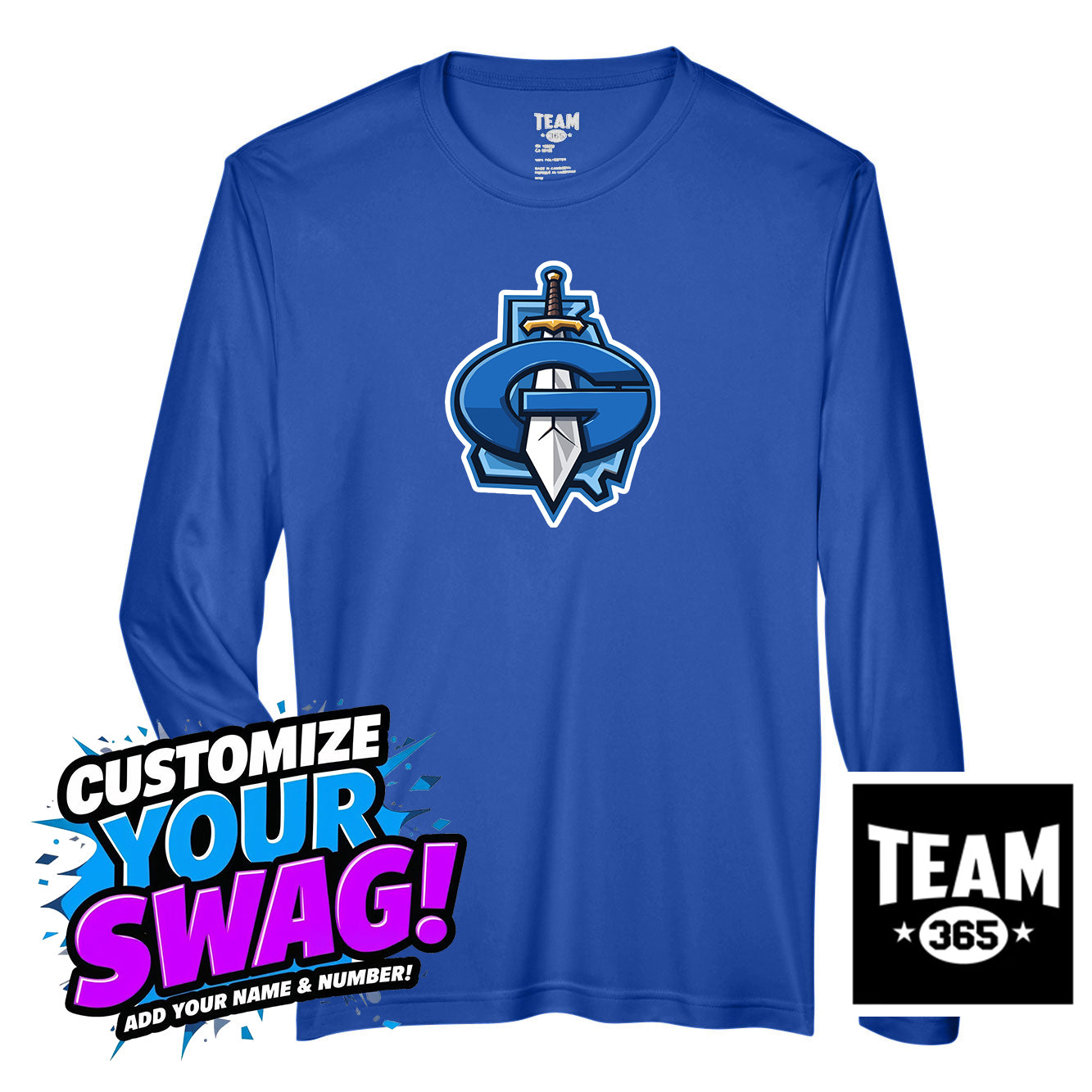 Team 365 Youth & Men's Zone Performance Long-Sleeve T-Shirt - Georgia Titans Elite Baseball