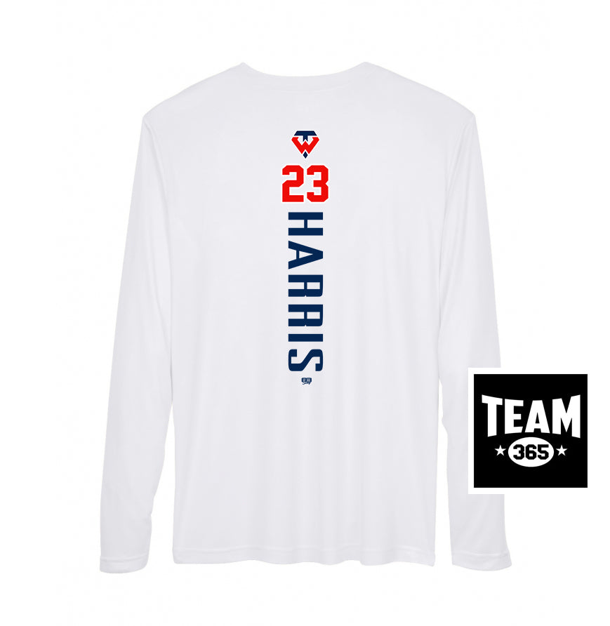 Team 365 Youth & Men's Zone Performance Long-Sleeve T-Shirt - Tampa Warriors Baseball