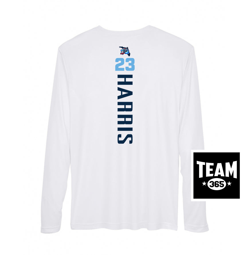 Team 365 Youth & Men's Zone Performance Long-Sleeve T-Shirt - FCA Blueclaws Baseball
