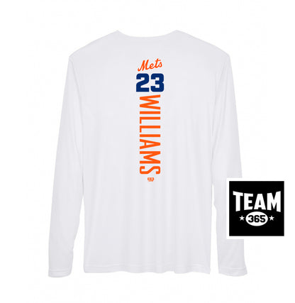 Team 365 Youth & Men's Zone Performance Long-Sleeve T-Shirt - Florida Mets Baseball