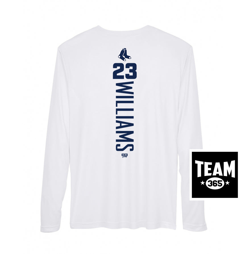 Team 365 Youth & Men's Zone Performance Long-Sleeve T-Shirt - Blue Sox Baseball