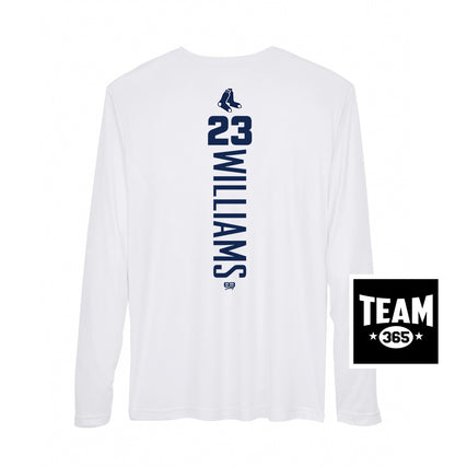 Team 365 Youth & Men's Zone Performance Long-Sleeve T-Shirt - Blue Sox Baseball