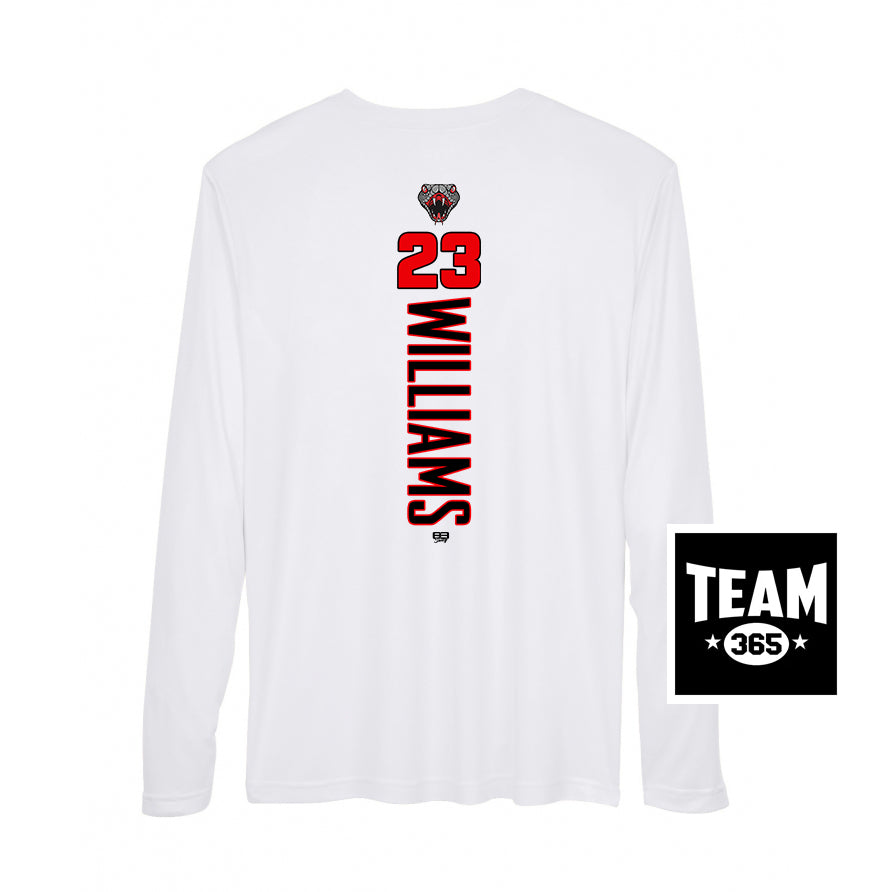 Team 365 Youth & Men's Zone Performance Long-Sleeve T-Shirt - Black Creek Cottonmouths