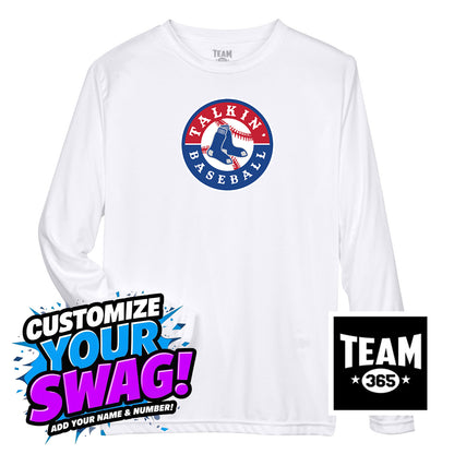 Team 365 Youth & Men's Zone Performance Long-Sleeve T-Shirt - Talkin' Baseball