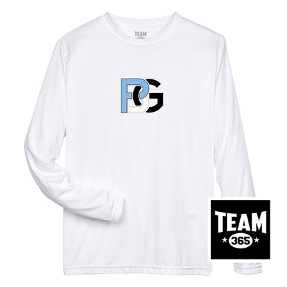 Team 365 TT11L Men's Zone Performance Long-Sleeve T-Shirt - Lightning Baseball