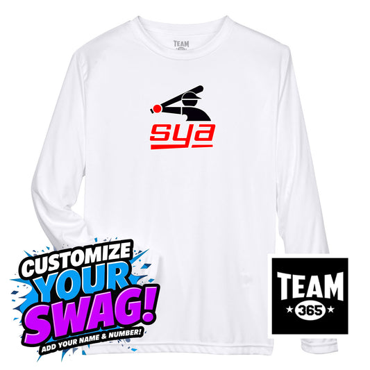 Team 365 Youth & Men's Zone Performance Long-Sleeve T-Shirt - SYA Batter Logo