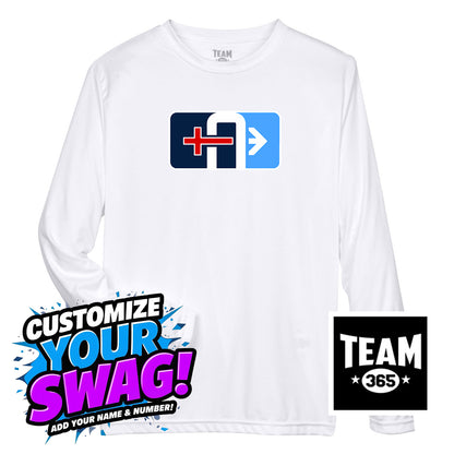 Team 365 Youth & Men's Zone Performance Long-Sleeve T-Shirt - Arrows Baseball