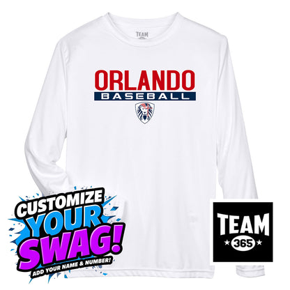 Team 365 Youth & Men's Zone Performance Long-Sleeve T-Shirt - Orlando Lions Baseball
