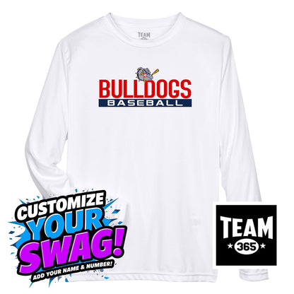 Team 365 Youth & Men's Zone Performance Long-Sleeve T-Shirt - Bloomingdale Bulldogs Baseball