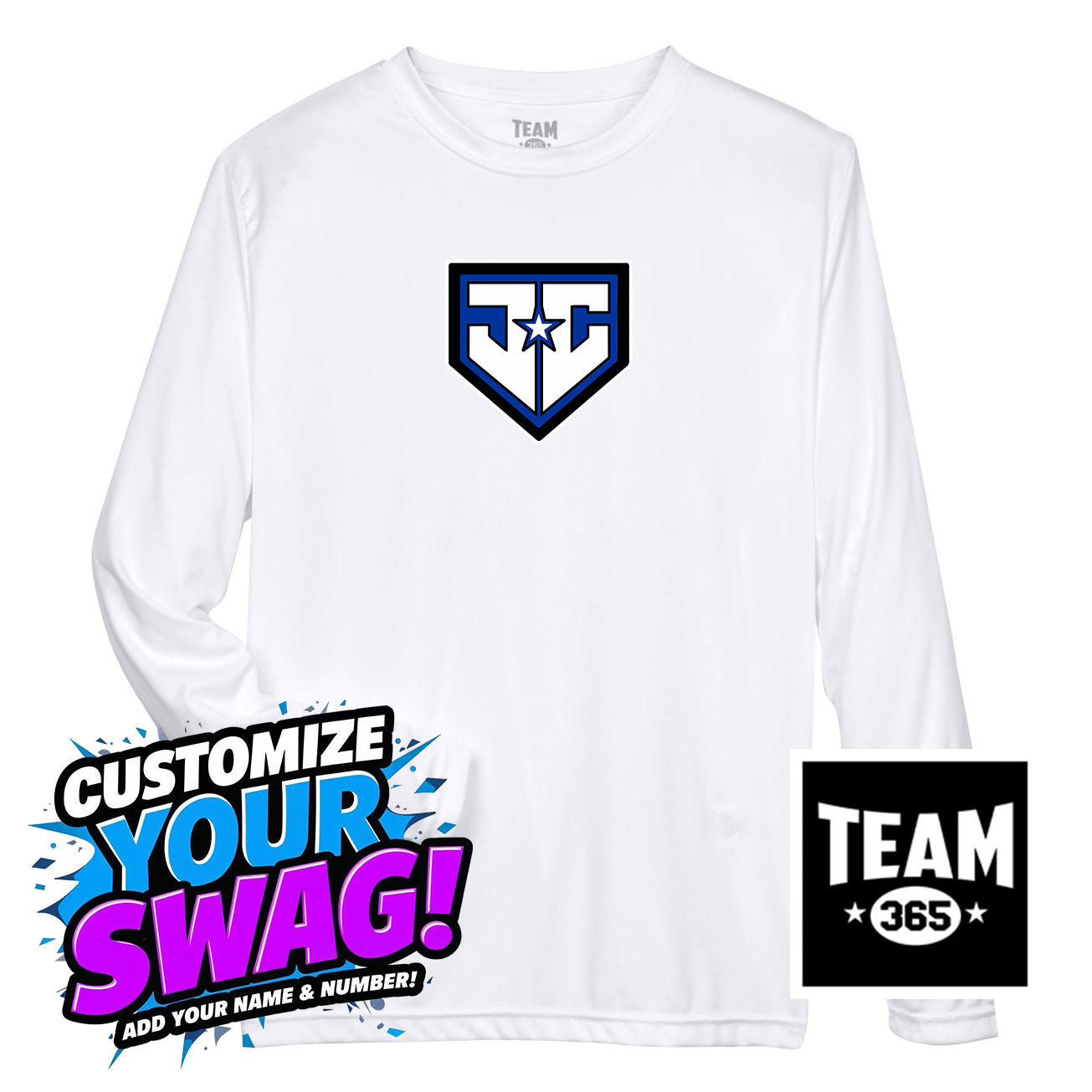 Team 365 Youth & Men's Zone Performance Long-Sleeve T-Shirt - JCB Diamond Kings Baseball