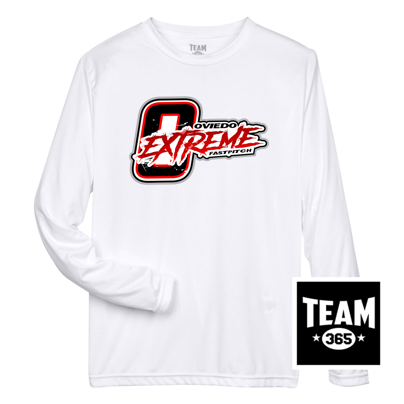 Team 365 TT11L Men's Zone Performance Long-Sleeve T-Shirt - Oviedo Extreme Softball