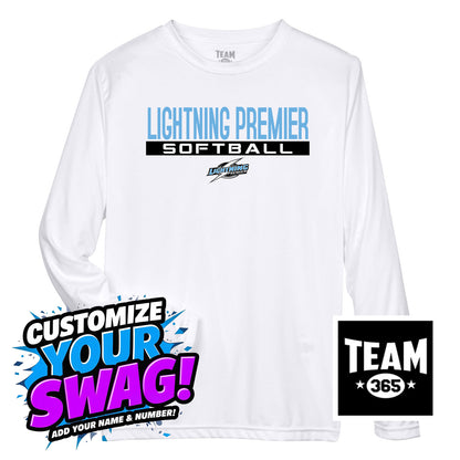 Team 365 Youth & Men's Zone Performance Long-Sleeve T-Shirt - Lightning Premier Softball