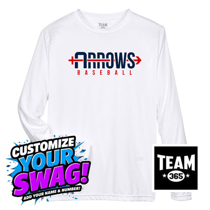 Team 365 Youth & Men's Zone Performance Long-Sleeve T-Shirt - Arrows Baseball