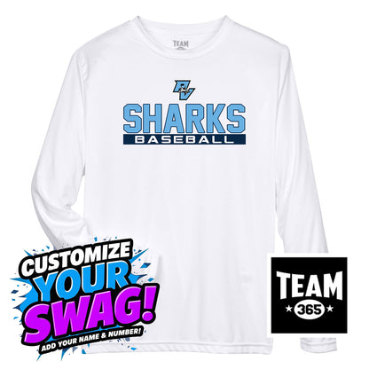 Team 365 Youth & Men's Zone Performance Long-Sleeve T-Shirt - PVAA Sharks